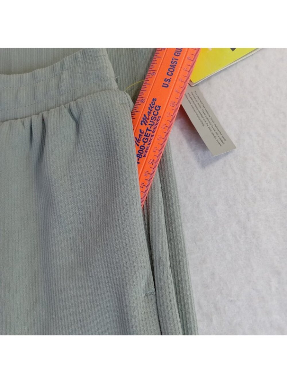 All in Motion Women's XS Airy Sleek Ribbed Wide Leg Pants Sage Green NWT - Picture 7 of 14